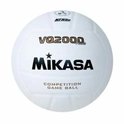 Budget 😍 Mikasa VQ2000 Plus NFHS Volleyball, Size 5, White 🎉