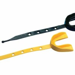 Promo ⭐ Wilson Youth Mouth Guard With Strap, Single Density, Ages 10 And Under, Yellow ✨