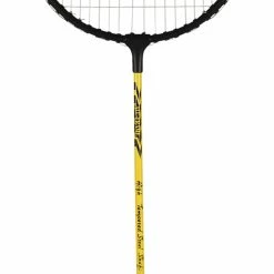 Best Pirce 🥰 Sportime Yeller Steel-Strung Badminton Racquet, 26 Inches, Black/Yellow 😍