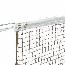 New 🎁 Sportime Badminton Tournament Net, 22 X 2-1/2 Feet, Steel Cable, Brown Net 🎁