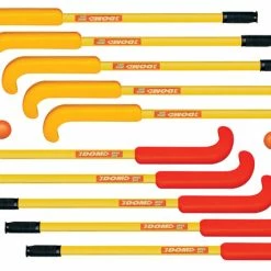 Buy 🔔 DOM SuperSafe Field Hockey Set, Includes 10 Sticks And 6 DOM-83 Balls 😀