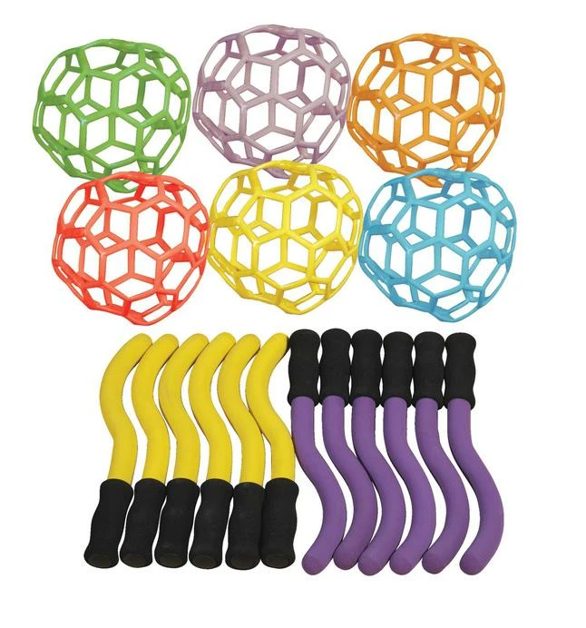 Budget ๐ Sportime RubberFlex GrabBalls And Katch-N-Throws, Set Of 18 โ๏ธ 3 Budget ๐ Sportime RubberFlex GrabBalls And Katch-N-Throws, Set Of 18 โ๏ธ