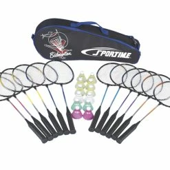 Cheap ⭐ Sportime Complete Sport Badminton Kit, 25 Pieces 👍