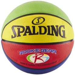 New ❤️ Spalding Rookie Gear Youth 27-1/2 Inch 🏀 Basketball, Multi-Colored 🔥