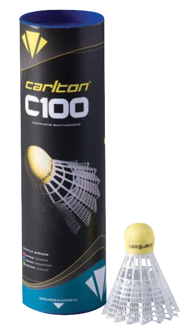 Flash Sale ✔️ Carlton C100 Shuttlecocks, White, Set Of 6 🎉 3 Flash Sale ✔️ Carlton C100 Shuttlecocks, White, Set Of 6 🎉