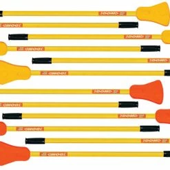 Brand new ✨ DOM Super-Safe Broomball Hockey Set, 37 Inches, Includes 10 Sticks And 1 Ball 🛒