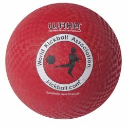 Cheap 💯 Mikasa Waka Youth Kickball, 8-1/2 Inch, Red, Rubber Cover 🛒