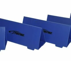 Best Sale 🤩 Sportime Foldable Training Hurdles, 7-7/8 Inches, Blue, Set Of 5 😉