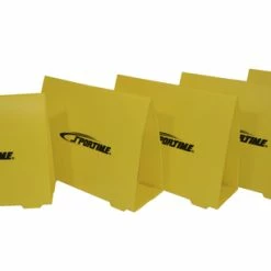 Best Sale 😍 Sportime Foldable Training Hurdles, 15-3/4 Inches, Yellow, Set Of 5 👍