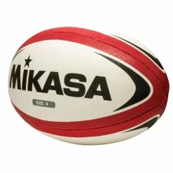 Discount 🥰 Mikasa Rubber, Polyester Junior Rugby Ball, Size 4 👍