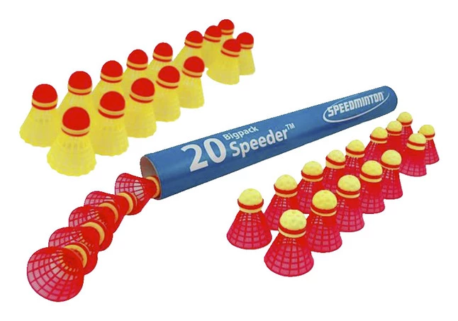 Cheap 🥰 Speedminton Mix Speeder Tube, Pack Of 20 ✨ 3 Cheap 🥰 Speedminton Mix Speeder Tube, Pack Of 20 ✨