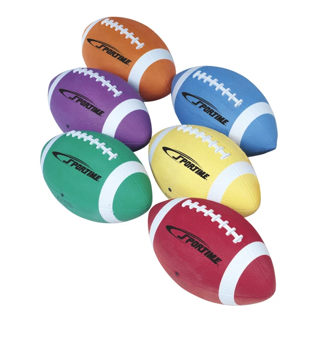 Promo โค๏ธ Sportime Gradeball Junior Rubber Footballs, Size 6, Assorted Colors, Set Of 6 ๐ 3 Promo โค๏ธ Sportime Gradeball Junior Rubber Footballs, Size 6, Assorted Colors, Set Of 6 ๐