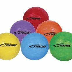 Flash Sale ⌛ Sportime GradeBall Rubber Volleyballs, Assorted Colors, Set Of 6 🔥