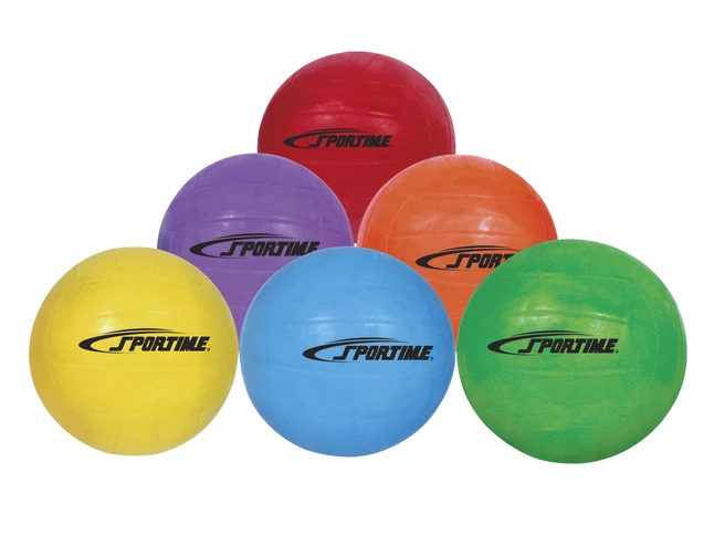 Flash Sale โ Sportime GradeBall Rubber Volleyballs, Assorted Colors, Set Of 6 ๐ฅ 3 Flash Sale โ Sportime GradeBall Rubber Volleyballs, Assorted Colors, Set Of 6 ๐ฅ