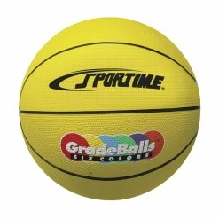 Deals 🌟 Sportime Gradeball Mini 🏀 Basketball, 11 Inches, Yellow, Rubber 🔥