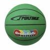 Cheap ❤️ Sportime Gradeball Rubber 🏀 Basketball, 27 Inches, Junior Size 5, Green 💯