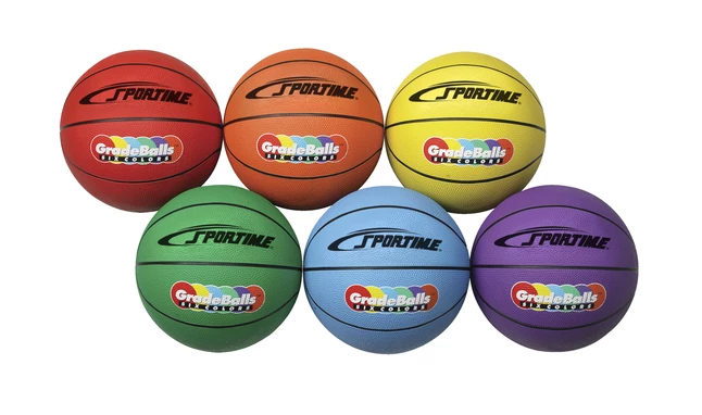 Discount ๐ Sportime Gradeball Rubber Men's ๐ Basketballs, 29-1/2 Inches, Set Of 6 ๐ 3 Discount ๐ Sportime Gradeball Rubber Men's ๐ Basketballs, 29-1/2 Inches, Set Of 6 ๐